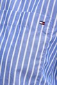 Tommy Hilfiger koszula bawełniana WW0WW44717 fioletowy