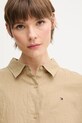 Ленена риза Tommy Hilfiger бежов WW0WW46169