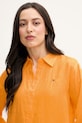 Tommy Hilfiger cămașă de femei de in portocaliu WW0WW44679