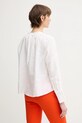 Odzież Tommy Hilfiger bluzka lniana WW0WW44701 biały