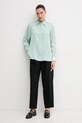 Tommy Hilfiger cămașă WW0WW45129 verde SS25