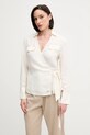 Льняная рубашка Tommy Hilfiger casual бежевый WW0WW44697