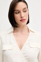 Льняная рубашка Tommy Hilfiger бежевый WW0WW44697