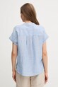 Одяг Сорочка з льону Tommy Hilfiger WW0WW44715 блакитний