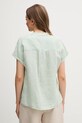 Одежда Льняная рубашка Tommy Hilfiger WW0WW44715 зелёный