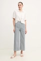 Dkny koszula lniana DJ5W2056 beżowy SS25