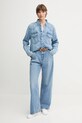 Джинсова бавовняна сорочка Polo Ralph Lauren 211964727 блакитний SS25