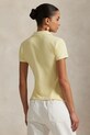 Bombažen polo Polo Ralph Lauren 211965095 rumena SS25