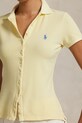 Bombažen polo Polo Ralph Lauren rumena 211965095