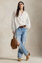 Oblečení Bavlněná košile Polo Ralph Lauren 211965846 bílá