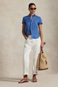 Одежда Льняная рубашка Polo Ralph Lauren 211973366 голубой