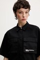 Karl Lagerfeld Jeans koszula czarny A2W11001