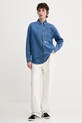 Джинсовая рубашка Karl Lagerfeld Jeans A2W11020 голубой SS25