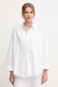 Barbour koszula bawełniana Angela gładkie biały LSH1663WH11