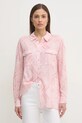 Gaudi camicia lunga rosa 511BD45015