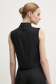 Abbigliamento Gaudi camicia di lino 511BD45033 nero