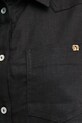 Gaudi camicia di lino 511BD45033 nero
