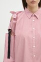 Undercover koszula bawełniana Shirt UP1E1405 czerwony