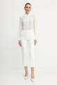 Πουκάμισο Elisabetta Franchi CA10552E2 λευκό SS25
