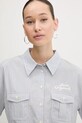 Guess Originals koszula bawełniana niebieski W5GH0M.WH7Q1