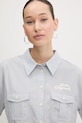 Бавовняна сорочка Guess Originals блакитний W5GH0M.WH7Q1