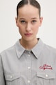 Бавовняна сорочка Guess Originals сірий W5GH0M.WH7Q1