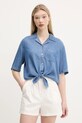 Tommy Jeans camicia corta blu DW0DW20603