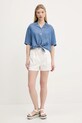 Tommy Jeans camicia DW0DW20603 blu SS25