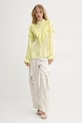 Bruuns Bazaar camicia BBW4405 giallo SS25