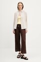 Abercrombie & Fitch camasa de in KI140.5554.415 bej SS25