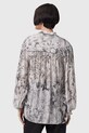 Îmbrăcăminte AllSaints camasa din amestec de matase EDDIE W044PC gri