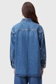 Bavlněná džínová košile AllSaints ALBA modrá W051PC