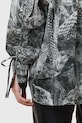 AllSaints camicia con aggiunta di seta LEYLA grigio W042PC