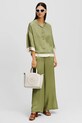 Karl Lagerfeld camicia verde A2W11037