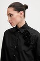 Хлопковая рубашка Karl Lagerfeld чёрный A2W11011