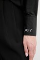 Хлопковая рубашка Karl Lagerfeld A2W11011 чёрный