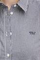 Βαμβακερό πουκάμισο Guess Jeans W5GH68.WH7Q1 μαύρο