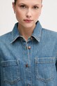 United Colors of Benetton koszula jeansowa niebieski 5WDMDQ0C5