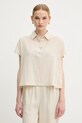 United Colors of Benetton bluzka casual beżowy 5ONVDQ0BQ