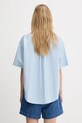 Îmbrăcăminte Carhartt WIP cămașă din bumbac S/S Jaxon Shirt I033080.2QBXX albastru
