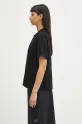 Carhartt WIP koszula bawełniana W’ S/S Temple Knit Shirt I034541.89XX czarny SS25