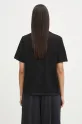 Odzież Carhartt WIP koszula bawełniana W’ S/S Temple Knit Shirt I034541.89XX czarny