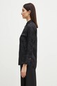 Kenzo koszula jedwabna FF52CH2549JR.99 czarny SS25