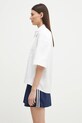 Kenzo koszula bawełniana FF52CH2589LB.01 biały SS25