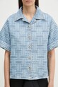 Τζιν πουκάμισο Kenzo μπλε FF52DC2496J4.DB
