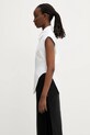 Bavlnená košeľa Sportmax Sabato 2512111032600 biela SS25
