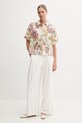 Bavlněná košile Pedro del Hierro 7659070 béžová SS25