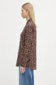 Anine Bing koszula Bridget Shirt A.07.11162 brązowy SS25