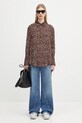 Рубашка Anine Bing Bridget Shirt A.07.11162 коричневый