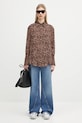 Рубашка Anine Bing Bridget Shirt A.07.11162 коричневый
